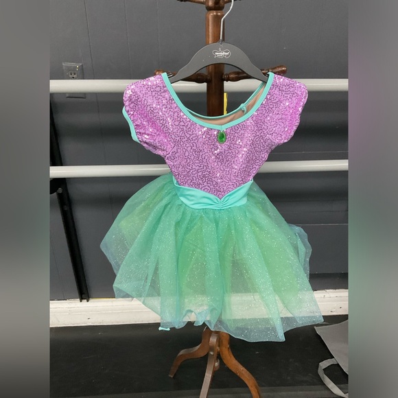Lilac/Aqua Mermaid style Dance Costume- Revolution: under the Sea - Picture 1 of 3